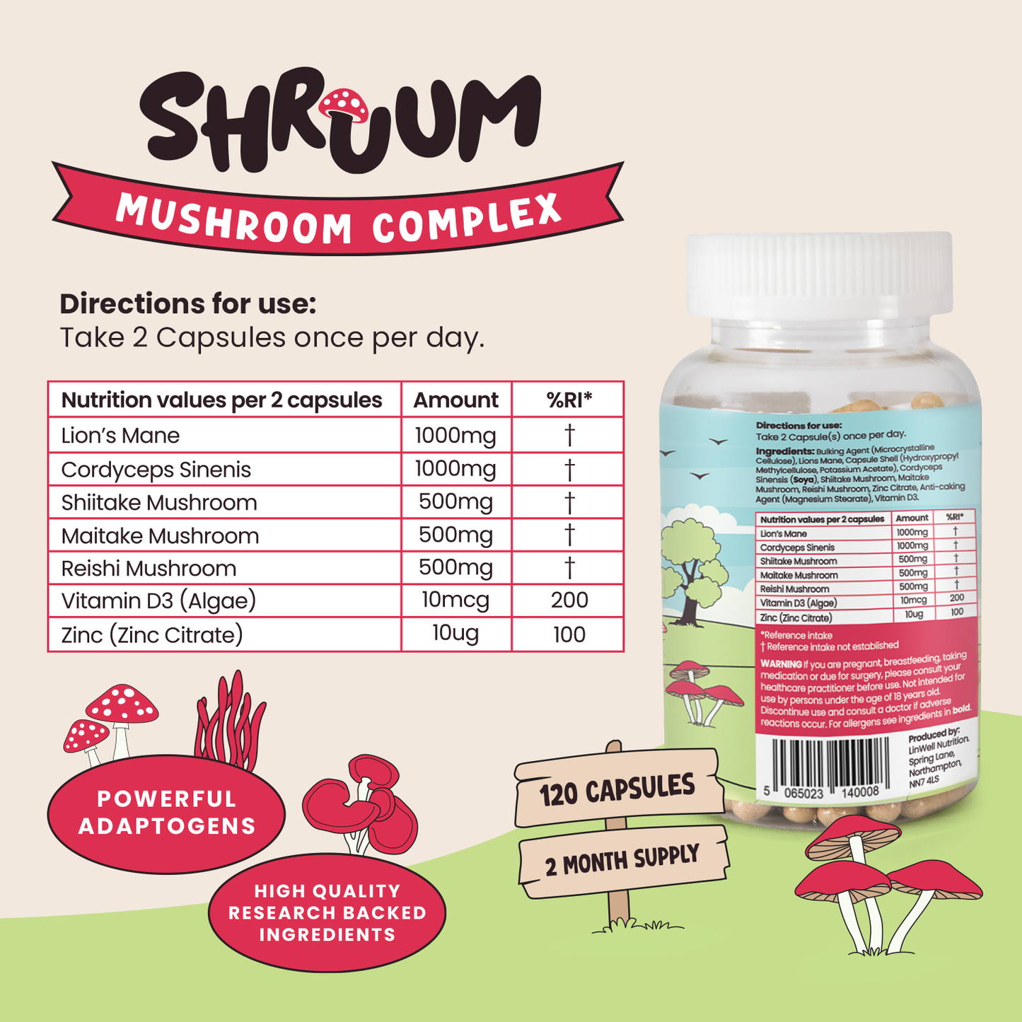Mushroom Complex Capsules
